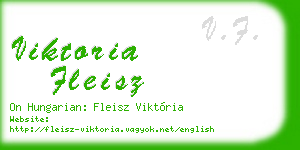 viktoria fleisz business card