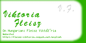 viktoria fleisz business card